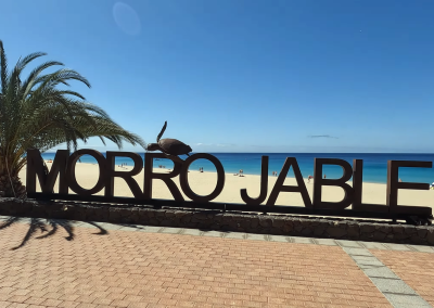 L'iconica insegna di Morro Jable