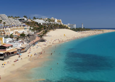Panoramica della spiaggia di Morro Jable