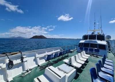 Ferry pour l'île de Lobos depuis le sud de Fuerteventura